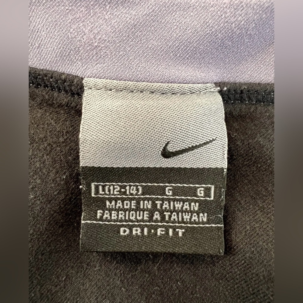 Nike Women's Sleeveless  Dri Fit Tank Top Athletic Purple Logo‎ Size L - Picture 6 of 9